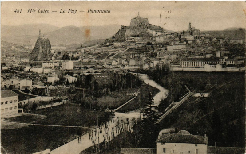 Carte postale ancienne Hte-Loire - Le Puy - Panorama