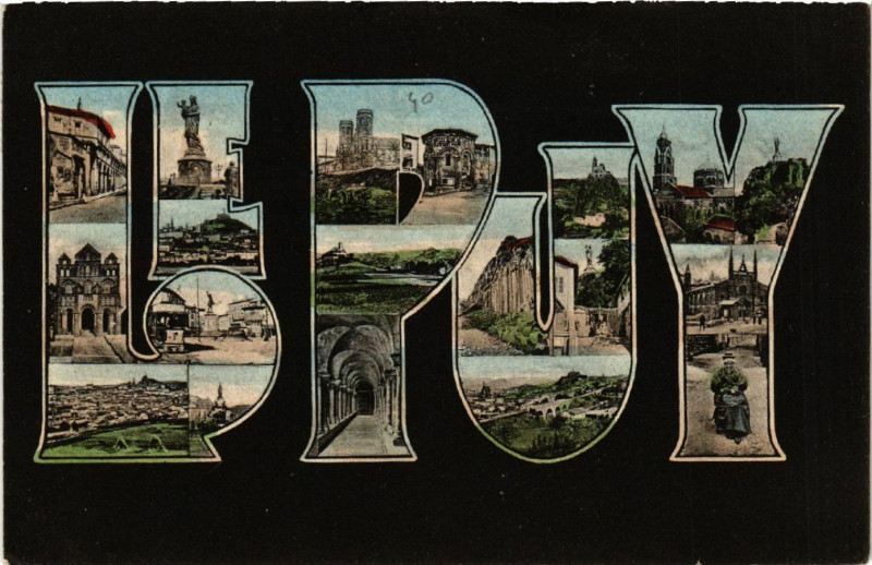 Carte postale ancienne Le Puy
