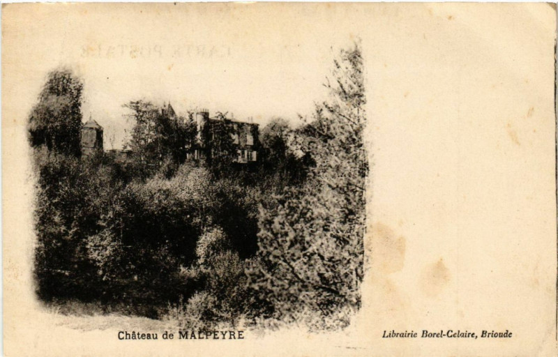 Carte postale ancienne Chateau de Malpeyre