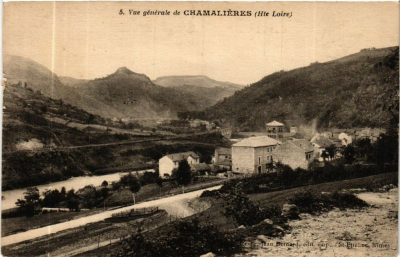 Carte postale ancienne Vue générale de Chamalieres (Hte-Loire)