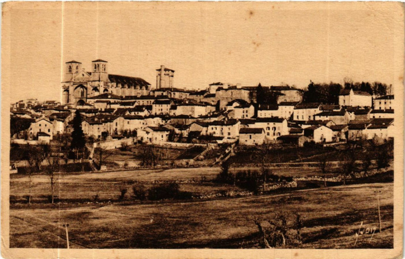 Carte postale ancienne La Chaise-Dieu (Haute-Loire) - Vue générale à La Chaise-Dieu