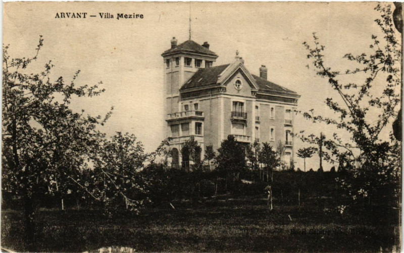 Carte postale ancienne Arvant - Villa Mezire
