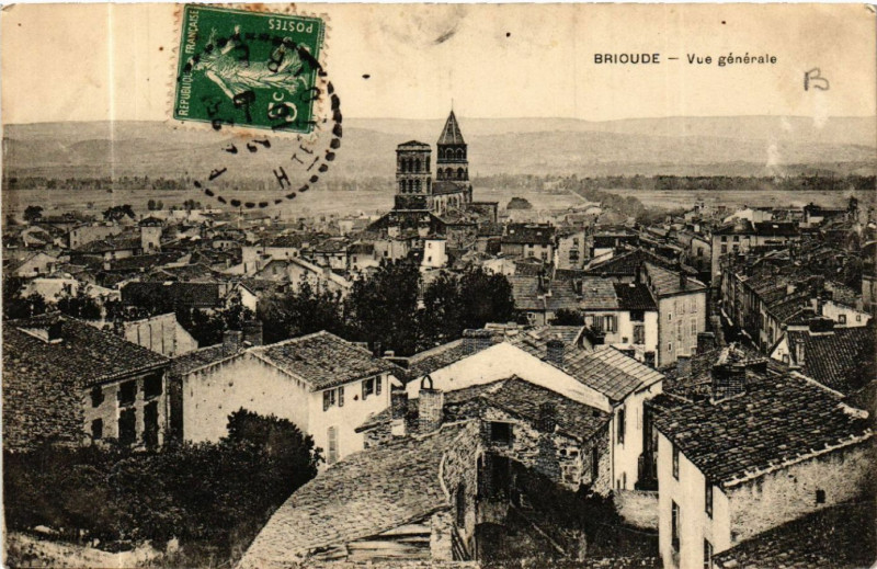 Carte postale ancienne Brioude - Vue Generale à Brioude