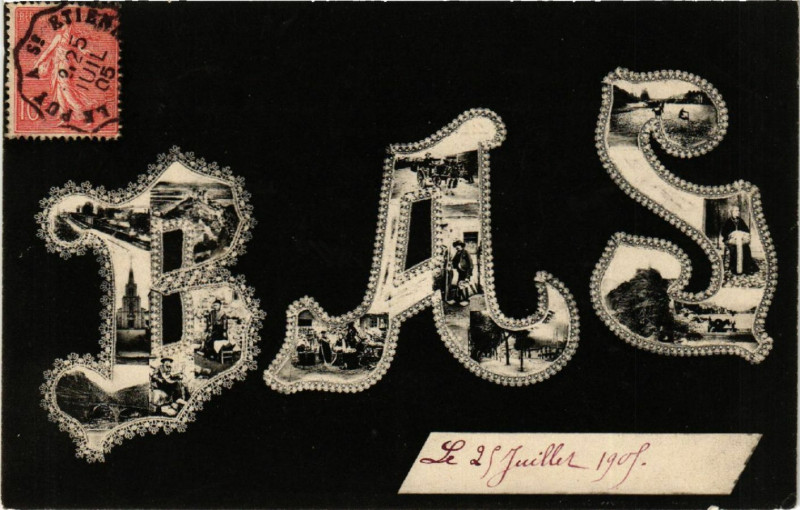 Carte postale ancienne Bas