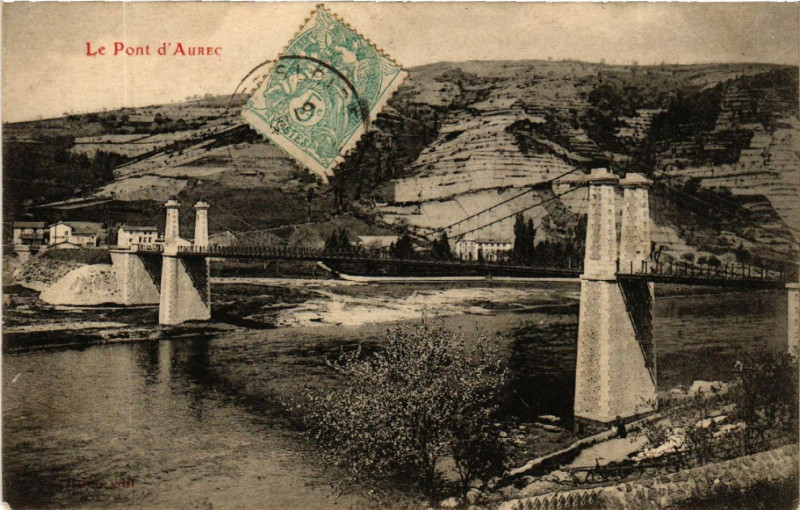 Carte postale ancienne Le Pont d'Aurec