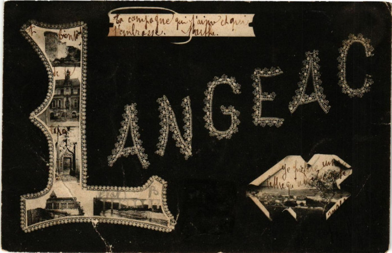 Carte postale ancienne Langeac à Langeac
