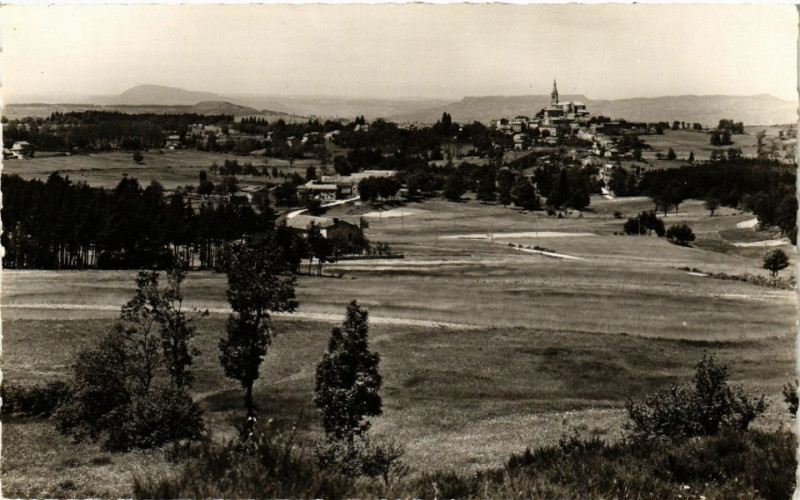 Carte postale ancienne Lapte (Hte-Loire) - 854 m - Vue générale à Lapte