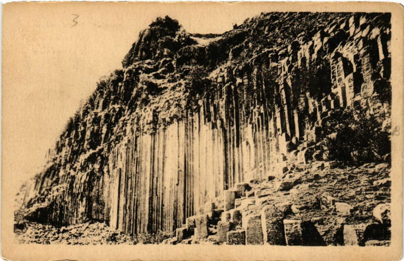 Carte postale ancienne Env. du Puy - Les Orgues d'Espaly