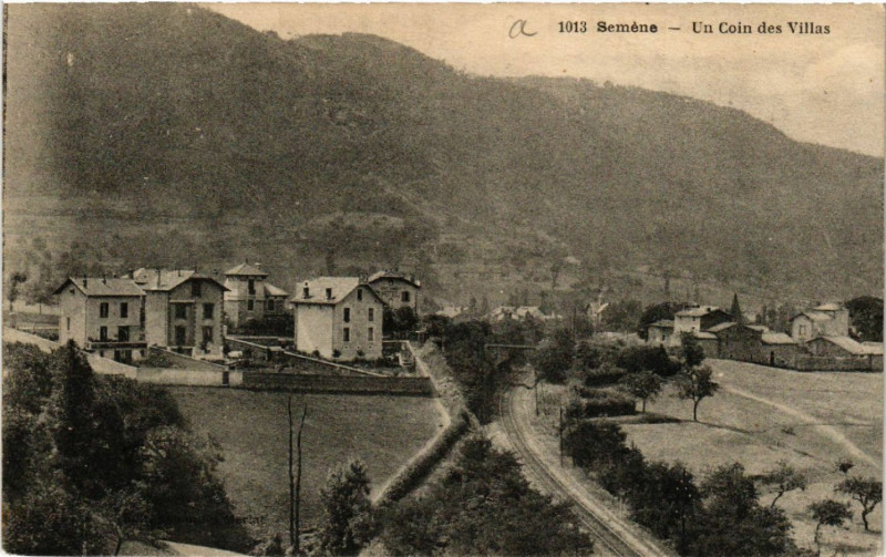 Carte postale ancienne Semene - Un Coin des Villas