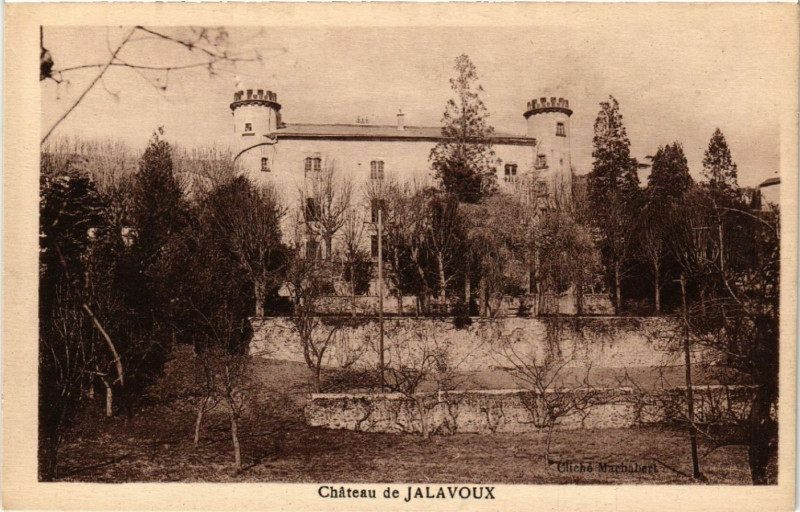 Carte postale ancienne Chateau de Jalavoux