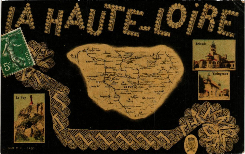 Carte postale ancienne La Haute-Loire