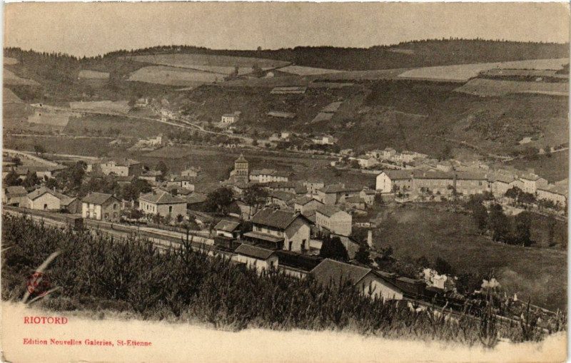 Carte postale ancienne Riotord à Riotord
