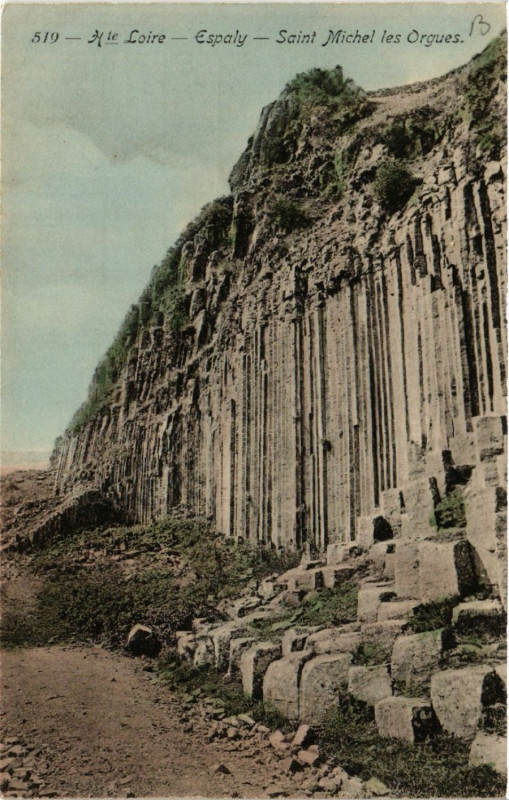 Carte postale ancienne Hte-Loire - Espaly - Saint-Michel les Orgues