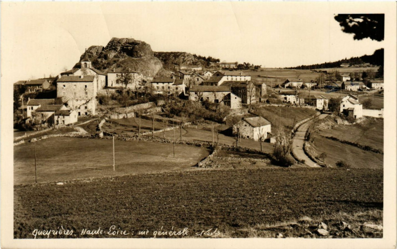 Carte postale ancienne Haute-Loire - Vue générale