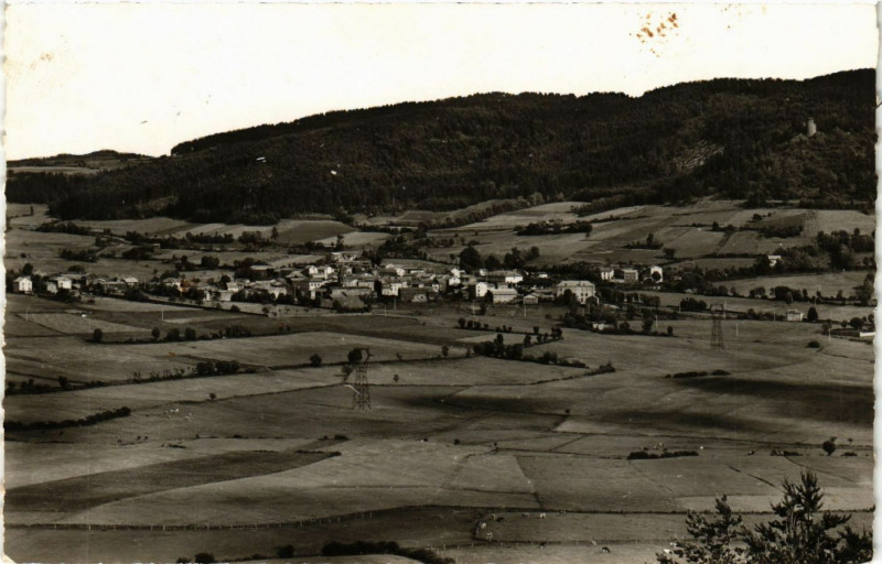 Carte postale ancienne Siauges-Saint-Romain - Vue générale