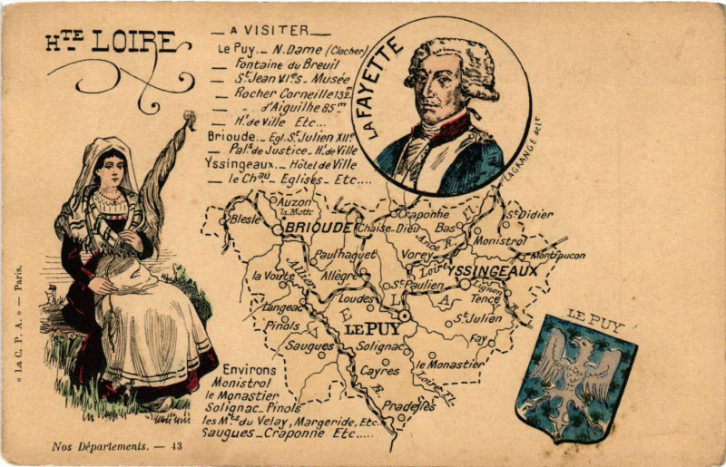 Carte postale ancienne Hte Loire