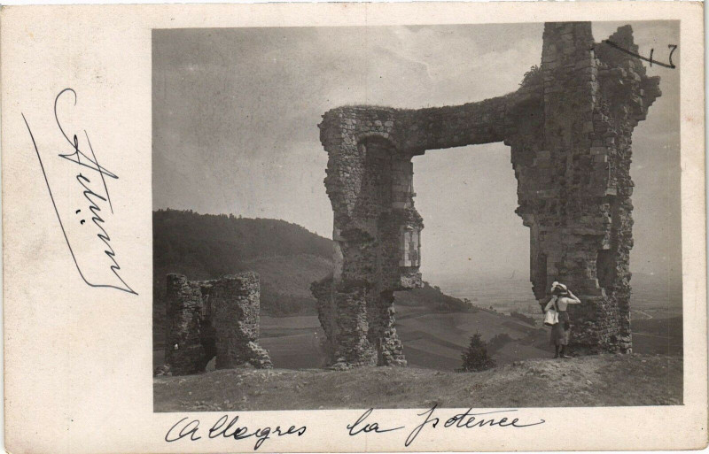 Carte postale ancienne ALLEGREs la Potence à Tence