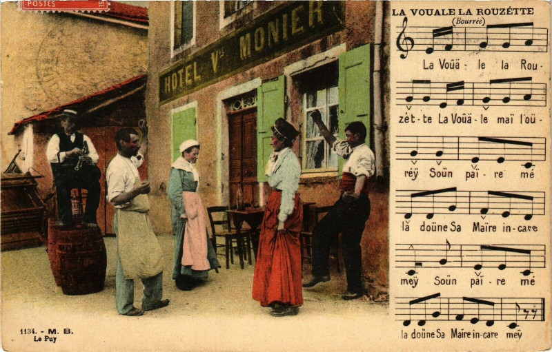 Carte postale ancienne La Vouale la Rouzette