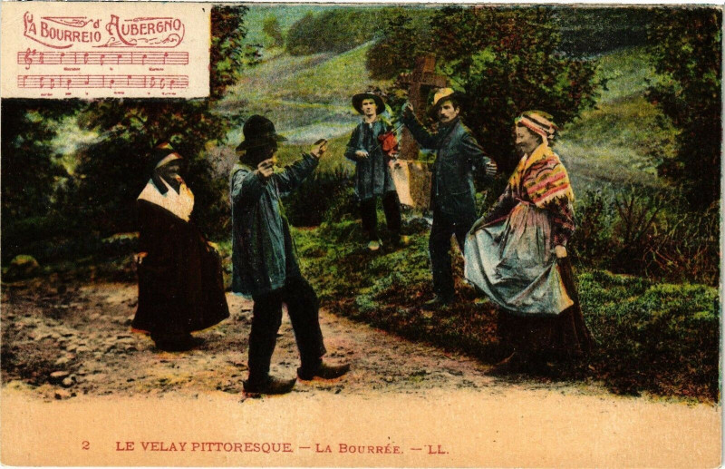 Carte postale ancienne La bourreio d'Aubergno