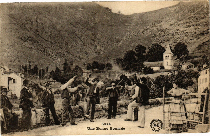 Carte postale ancienne Une bonne Bourrée