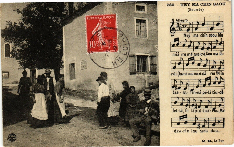 Carte postale ancienne Ney ma Chin Saou