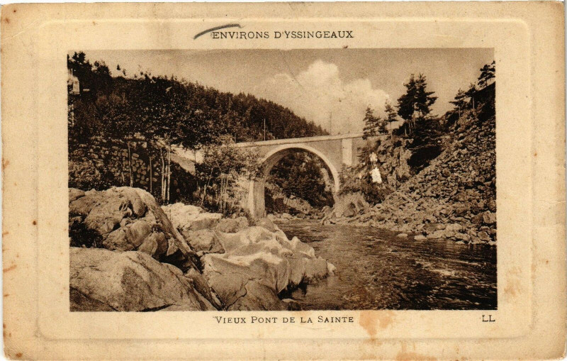Carte postale ancienne Env. d'Yssingeaux - Vieux de la Sainte- à Yssingeaux
