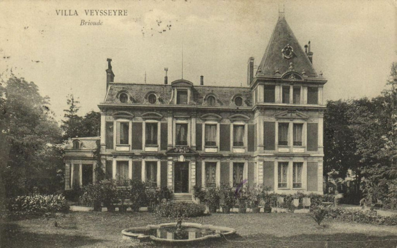 Carte postale ancienne Villa Veysseyre - Brioude à Brioude
