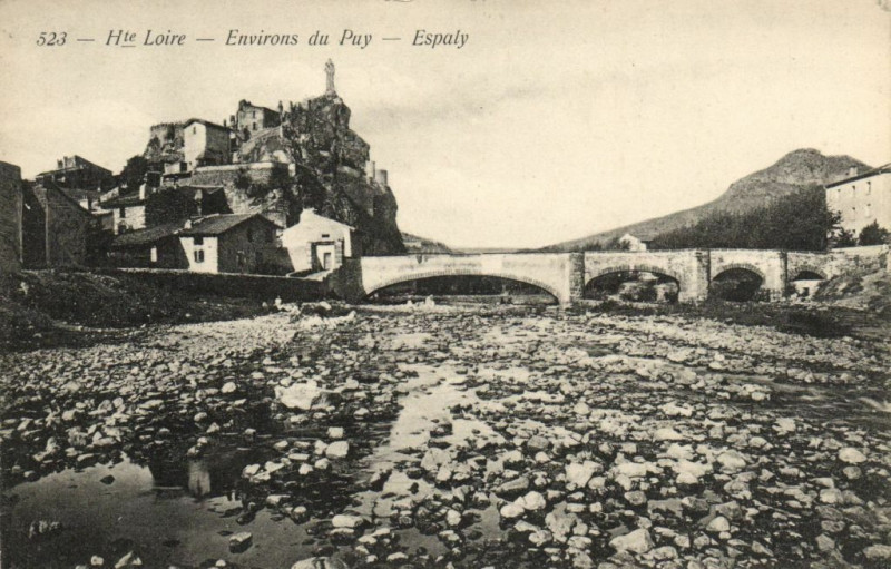 Carte postale ancienne Hte-Loire - Envirous de Puy - Espaly