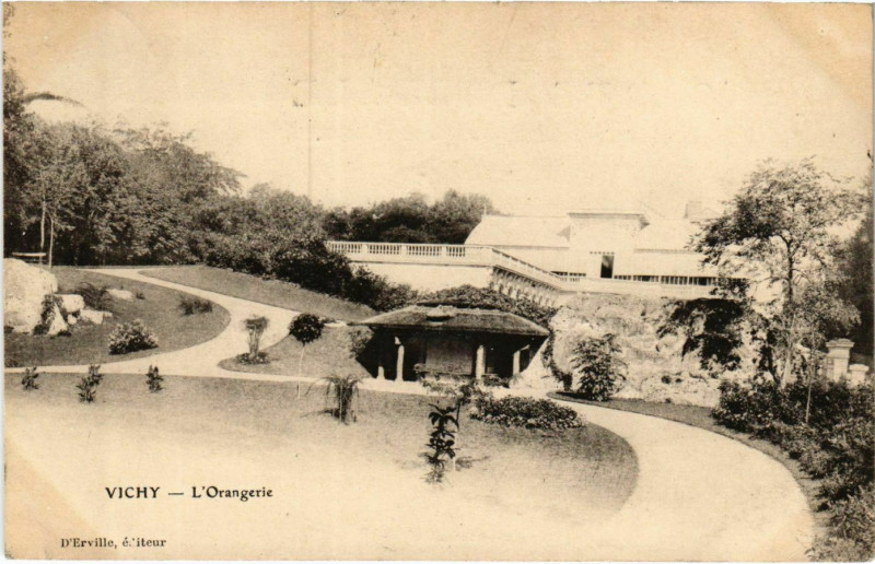 Carte postale ancienne Vichy L'Orangerie à Vichy