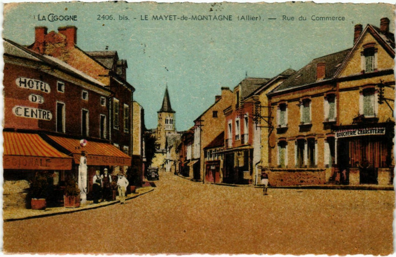 Carte postale ancienne Le Mayet de Montagne au Mayet-de-Montagne