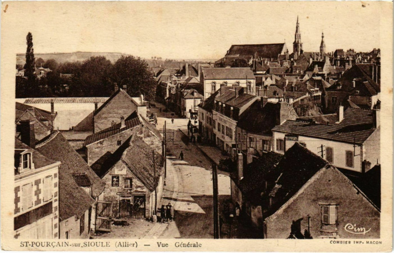 Carte postale ancienne St. Pourcain sur Sioule