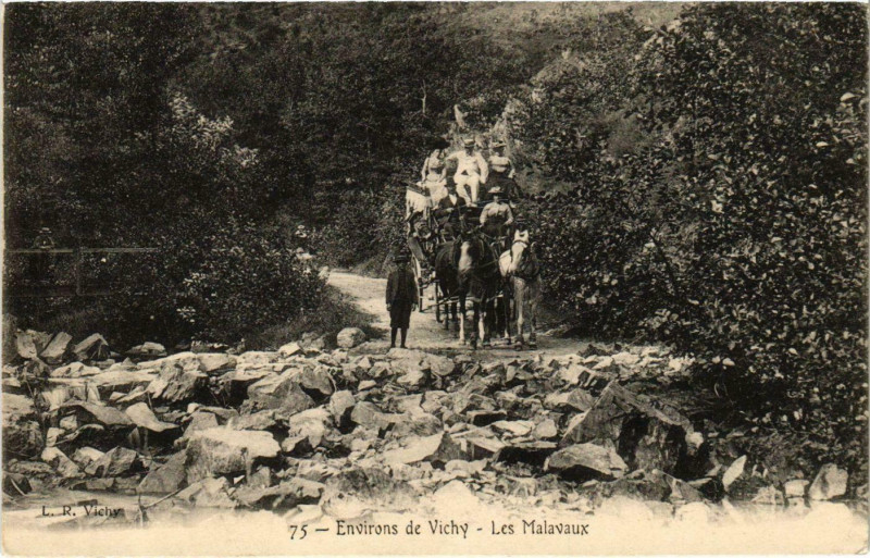 Carte postale ancienne Vichy Les Malavaux à Vichy