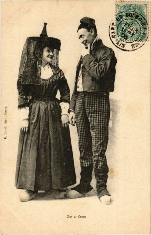 Carte postale ancienne Zet et Zette
