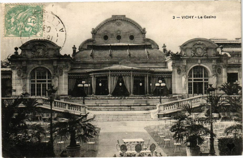 Carte postale ancienne Vichy Le Casino à Vichy