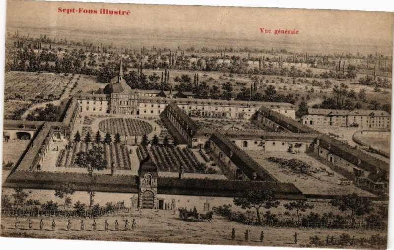 Carte postale ancienne Sept-Fons illustré-Vue générale