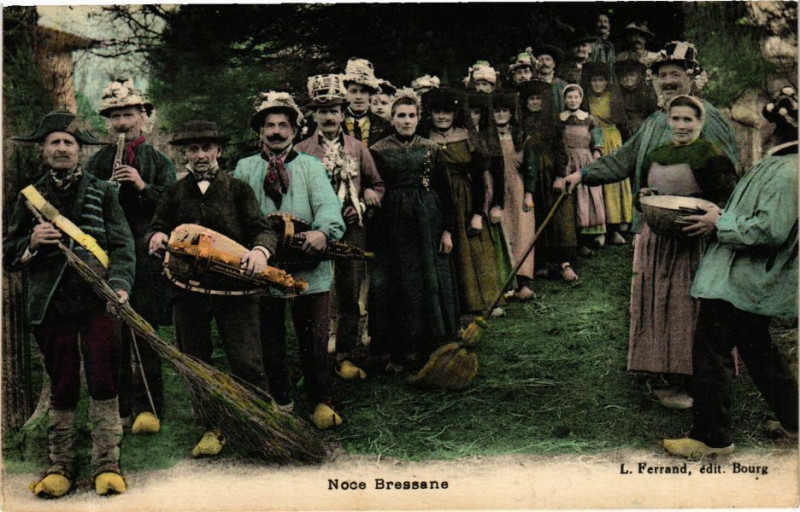 Carte postale ancienne Noce Bressane