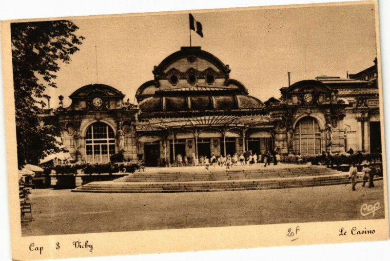 Carte postale ancienne Vichy Le Casino à Vichy