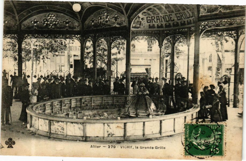 Carte postale ancienne Vichy La Grande Grille à Vichy
