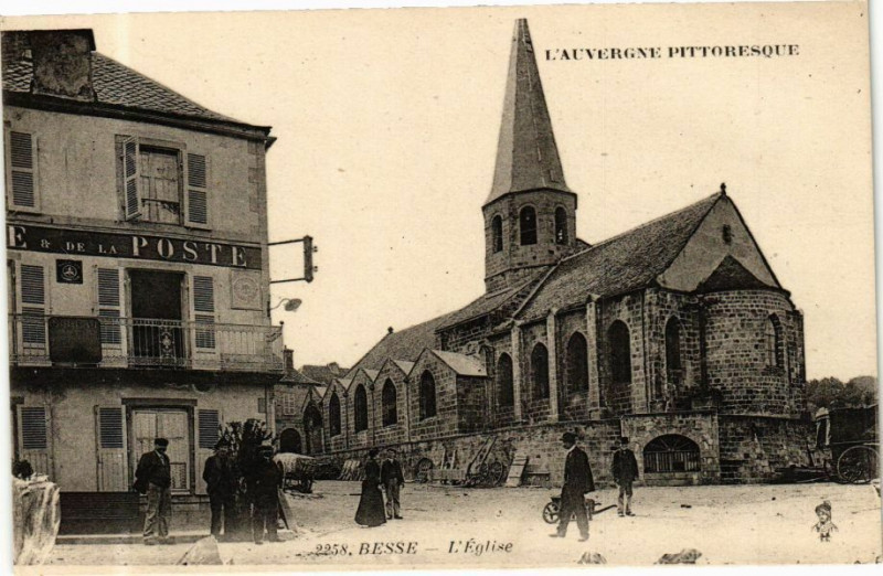 Carte postale ancienne Besse-L'Eglise