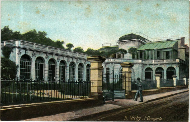 Carte postale ancienne Ed. Aqua 9 Vichy Orangerie à Vichy