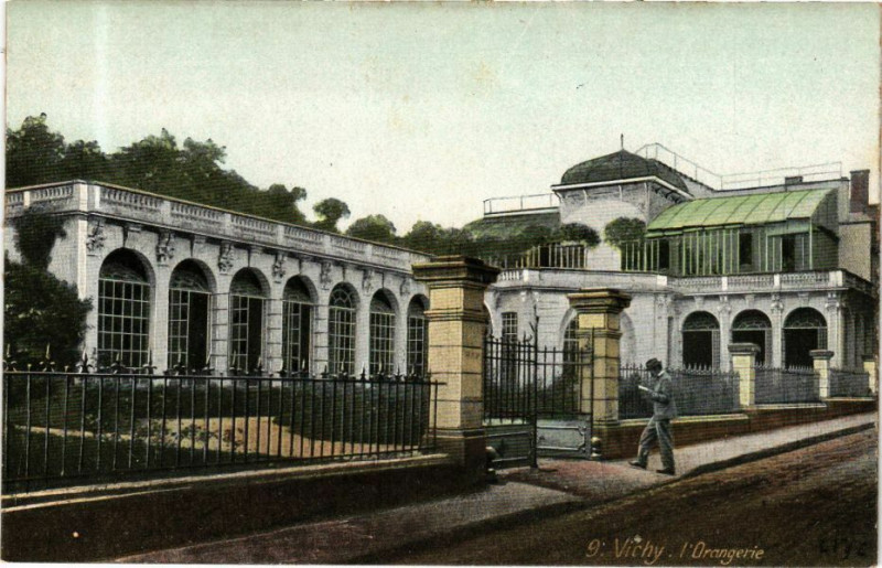 Carte postale ancienne Ed. Aqua 9 Vichy Orangerie à Vichy