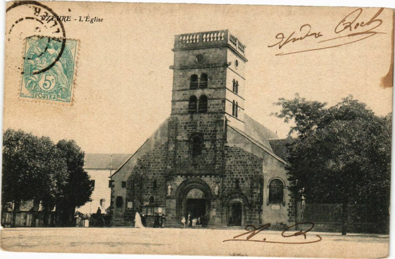 Carte postale ancienne Yzeure - L'Eglise à Yzeure