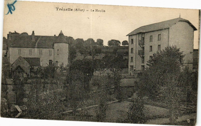 Carte postale ancienne Trézelle-Le Moulin