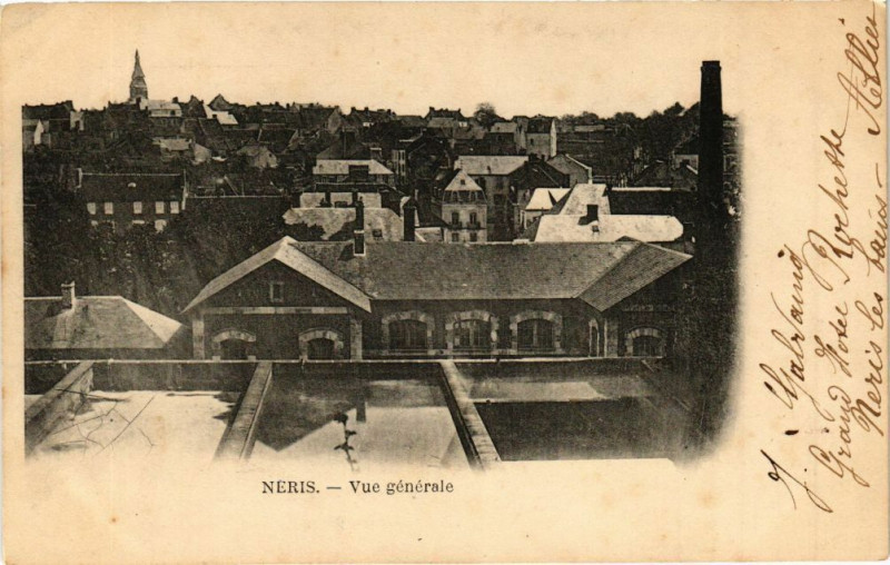 Carte postale ancienne Neris - Vue Générale