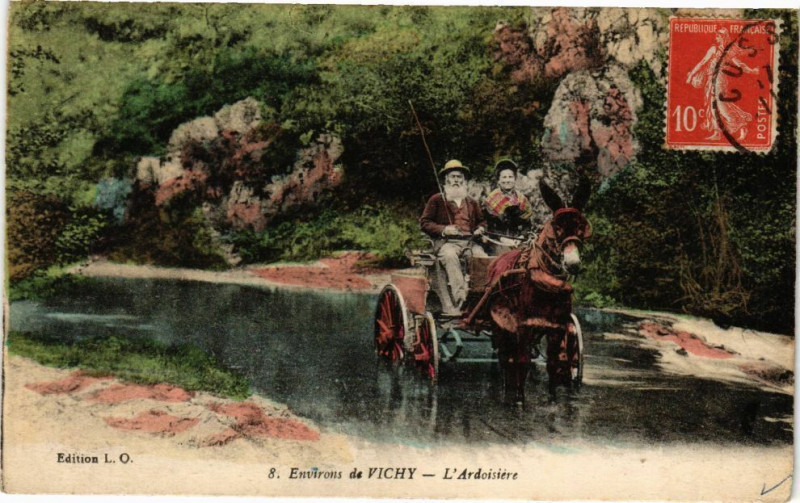 Carte postale ancienne Environs de Vichy L'Ardoisiére à Vichy