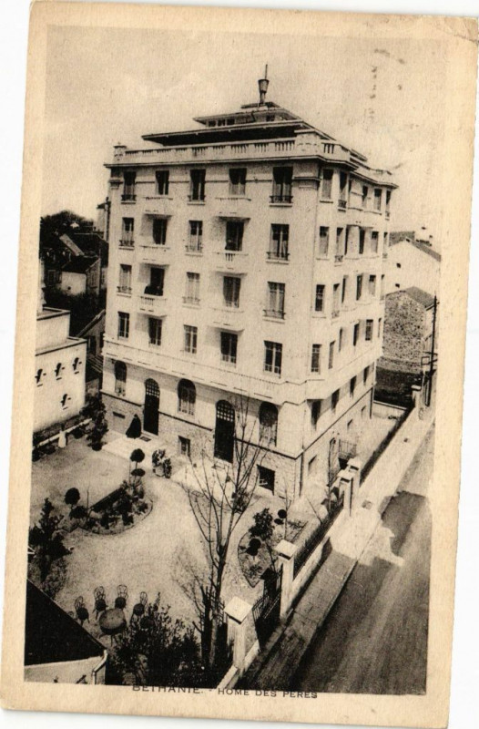 Carte postale ancienne Bethante-Home des Peres
