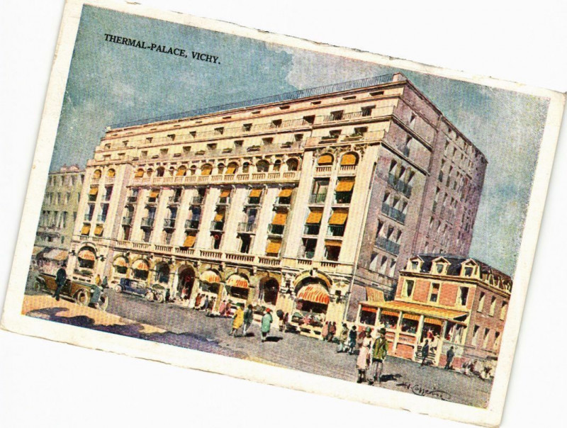 Carte postale ancienne Thermal-Palace Vichy à Vichy