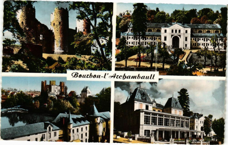 Carte postale ancienne Bourbon-l'Archambault à Bourbon-l'Archambault