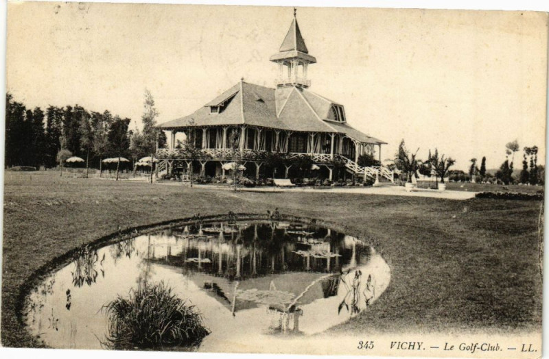 Carte postale ancienne Vichy - Le Golf-Club à Vichy
