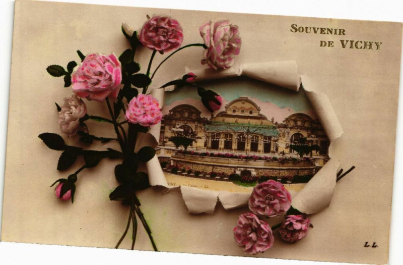 Carte postale ancienne Souvenir de Vichy à Vichy